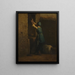 Vrouw bij de put - Jean-François Millet — ingelijst kunstwerk aan de muur
