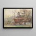 Kerk van Boendael - Jean-François Taelemans — ingelijst kunstwerk aan de muur