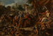 Het gevecht van de soldaten geboren uit de tanden van de slang - Jean-François de Troy — weergave van het kunstwerk