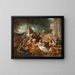 Scene oriental of het banket van Esther - Jean-François de Troy — ingelijst kunstwerk aan de muur