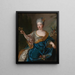 Portret van een dame - Jean-François de Troy — ingelijst kunstwerk aan de muur
