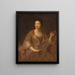 Portret van een vrouw - Jean-François de Troy — ingelijst kunstwerk aan de muur