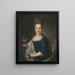 Portret van prinses Luisa Maria Theresa Stuart 1692-1712 - Jean-François de Troy — ingelijst kunstwerk aan de muur
