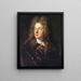 portret van de miniatuurschilder Jacques-Antoine Arlaud - Jean-François de Troy — ingelijst kunstwerk aan de muur