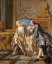 La Jarretière - Jean-François de Troy — weergave van het kunstwerk