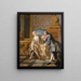 La Jarretière - Jean-François de Troy — ingelijst kunstwerk aan de muur