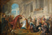 Het kroningsfeest van Esther - Jean-François de Troy — weergave van het kunstwerk