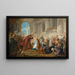 Het kroningsfeest van Esther - Jean-François de Troy — ingelijst kunstwerk aan de muur