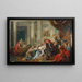 L' Flauwte van Esther - Jean-François de Troy — ingelijst kunstwerk aan de muur