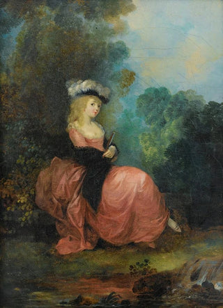 JeanFrdric Schall - Young Woman Seated In a Park.webp