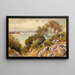 Aan de kaap van Antibes - Jean-Henri Zuber — ingelijst kunstwerk aan de muur