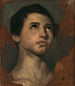 Studie van het hoofd van een jonge jongen - Jean-Hippolyte Flandrin — weergave van het kunstwerk