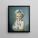 Een jongen in Pierrot - Jean-Honoré Fragonard — ingelijst kunstwerk aan de muur