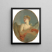 L'Amour zou een portret zijn van Marie Catherine Colombe 1751-1830 in Cupido - Jean-Honoré Fragonard — ingelijst kunstwerk aan de muur