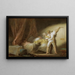 Le Verrou - Jean-Honoré Fragonard — ingelijst kunstwerk aan de muur
