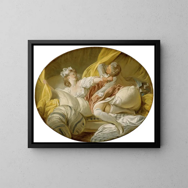 La Belle Servante - Jean-Honoré Fragonard — ingelijst kunstwerk aan de muur