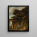 La Cascade - Jean-Honoré Fragonard — ingelijst kunstwerk aan de muur