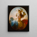 La Déesse Minerve - Jean-Honoré Fragonard — ingelijst kunstwerk aan de muur