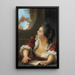 La Lettre d'amour - Jean-Honoré Fragonard — ingelijst kunstwerk aan de muur