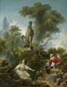 Le Progrès de l'Amour La Rencontre - Jean-Honoré Fragonard — weergave van het kunstwerk
