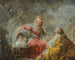 De rust tijdens de vlucht naar Egypte - Jean-Honoré Fragonard — weergave van het kunstwerk