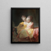 Les Deux Sœurs - Jean-Honoré Fragonard — ingelijst kunstwerk aan de muur