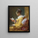 Jong meisje lezend - Jean-Honoré Fragonard — ingelijst kunstwerk aan de muur