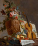 Natuurschilderij met bloemen en een viool - Jean-Jacques Bachelier — weergave van het kunstwerk