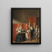 Louis XVII gescheiden van zijn moeder op 3 juli 1793 - Jean-Jacques Hauer — ingelijst kunstwerk aan de muur