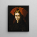 Jonge Elsassische vrouw - Jean-Jacques Henner — ingelijst kunstwerk aan de muur