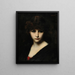 Tederheid - Jean-Jacques Henner — ingelijst kunstwerk aan de muur
