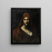 Fabiola - Jean-Jacques Henner — ingelijst kunstwerk aan de muur