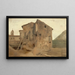 Masure in het platteland van Rome - Jean-Jacques Henner — ingelijst kunstwerk aan de muur