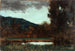 Landschap van Alsace bij schemering - Jean-Jacques Henner — weergave van het kunstwerk