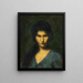 Portret van een jonge vrouw - Jean-Jacques Henner — ingelijst kunstwerk aan de muur