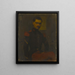 Portret van sergeant Fourrier - Jean-Jacques Henner — ingelijst kunstwerk aan de muur