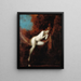 Sara de zwemster - Jean-Jacques Henner — ingelijst kunstwerk aan de muur