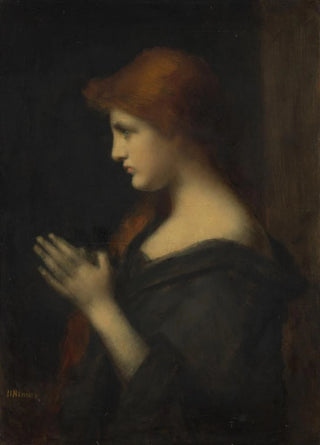 JeanJacques Henner - Young Woman Praying.webp
