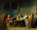 Bérénice die Ptolemaeus berispt - Jean-Joseph Taillasson — weergave van het kunstwerk