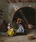 Almehs die dammen spelen - Jean-Léon Gérôme — weergave van het kunstwerk