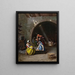 Almehs die dammen spelen - Jean-Léon Gérôme — ingelijst kunstwerk aan de muur