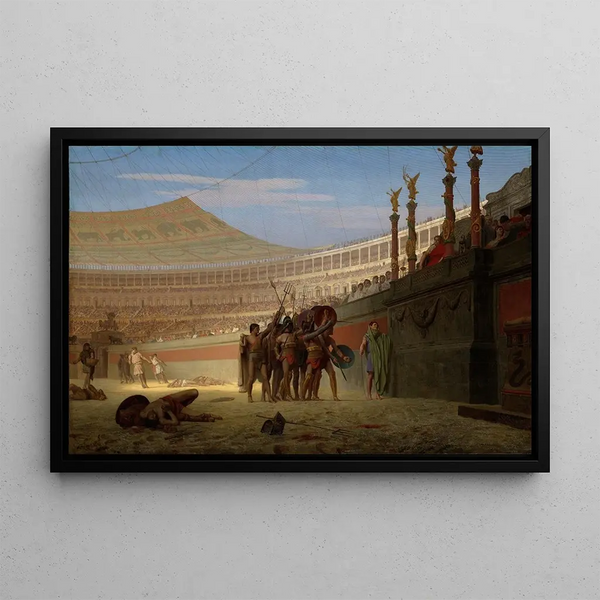 JeanLon Grme - Ave Caesar Morituri te salutant Hail Caesar We Who Are about to Die Salute You.webp