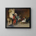 Café House in Caïro, kogelinslag - Jean-Léon Gérôme — ingelijst kunstwerk aan de muur