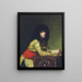 Egyptische meisje schilderij - Jean-Léon Gérôme — ingelijst kunstwerk aan de muur