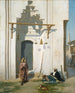 van Gardes à la porte d'un tombeau - Jean-Léon Gérôme — weergave van het kunstwerk