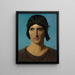 Hoofd van een Italiaanse vrouw - Jean-Léon Gérôme — ingelijst kunstwerk aan de muur