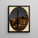 Het forum 's nachts - Jean-Léon Gérôme — ingelijst kunstwerk aan de muur