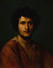 Studie van het portret van Giacomo Orlandi uit Subiaco - Jean-Léon Gérôme — weergave van het kunstwerk