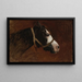 Profil van een paard - Jean-Léon Gérôme — ingelijst kunstwerk aan de muur