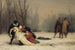 Het Duel na het gemaskerd bal - Jean-Léon Gérôme — weergave van het kunstwerk